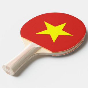 Raquette De Ping Pong Ping pong paddle avec Drapeau du Vietnam
