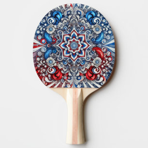 Raquette De Ping Pong Ping pong paddle avec France Colors