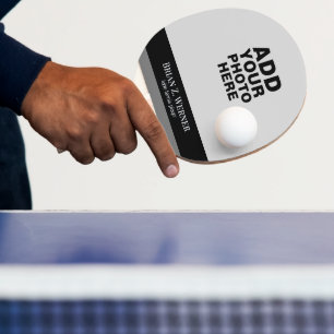 Raquette De Ping Pong Ping Pong Paddle avec photo et nom
