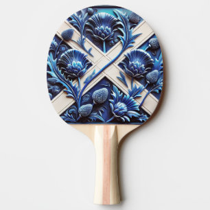 Raquette De Ping Pong Ping pong paddle avec Scottish Thistles
