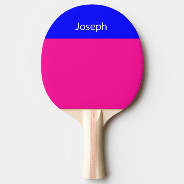 Raquette De Ping Pong Ping Pong Paddle bleu rose (Devant)