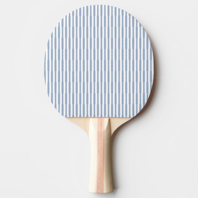 Raquette De Ping Pong Ping Pong Paddle Blue & White Stripe Square (Devant)