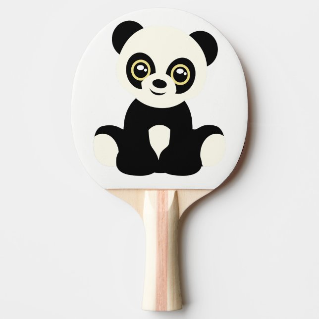 Raquette De Ping Pong Ping Pong Paddle. Panda. (Devant)