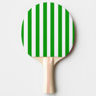 Raquette De Ping Pong Ping Pong Paddle Vert & Blanc Bande