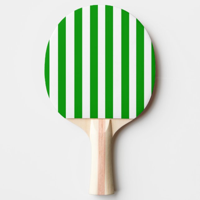 Raquette De Ping Pong Ping Pong Paddle Vert & Blanc Bande (Devant)