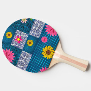 Raquette De Ping Pong Ping Pong Paddle Vintage Floral