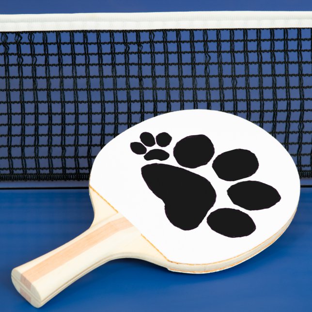 Raquette De Ping Pong Pingpong Paddle - Empreinte Polydactyle Droite (Insitu)