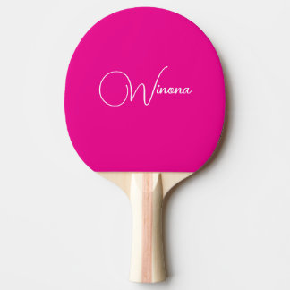 Raquette De Ping Pong Pink Signature Ping Pong Paddle