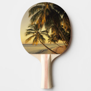 Raquette De Ping Pong Plage au coucher du soleil, Trinité