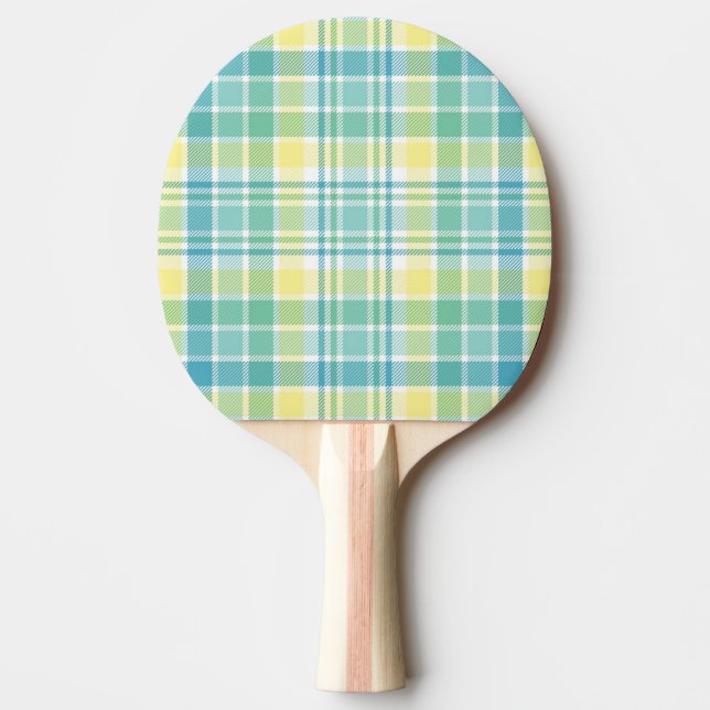 Raquette De Ping Pong Plaid en pastel (Devant)