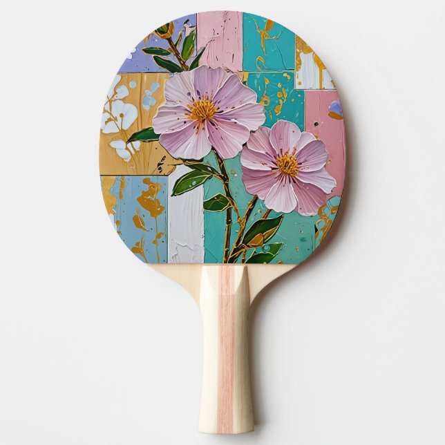 Raquette De Ping Pong Plaisir Floral (Devant)