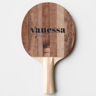 Raquette De Ping Pong Planche en Bois de Palette Minimaliste Moderne Cla