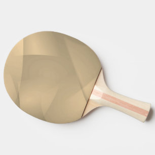 Raquette De Ping Pong Pliages délicats en or
