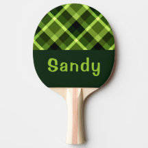 Pois Pâte Monogramme Ping Pong Paddle