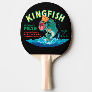 Raquette De Ping Pong Poisson de basse portant une couronne sur un Arri