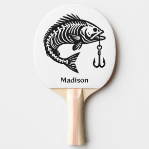 Raquette De Ping Pong Poisson de nom personnalisé