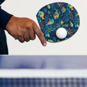 Raquette De Ping Pong Poisson tropical