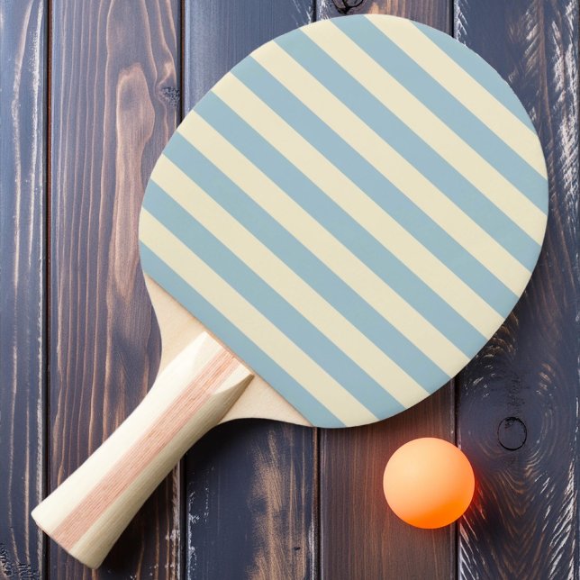 Raquette De Ping Pong Polo rayé couleur ciel clair (Créateur téléchargé)
