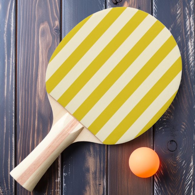 Raquette De Ping Pong Polo Striping couleur citron foncé (Créateur téléchargé)