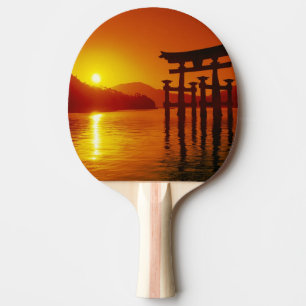 Raquette De Ping Pong Porte O-Torii, sanctuaire Itsukushima, Miyajima,
