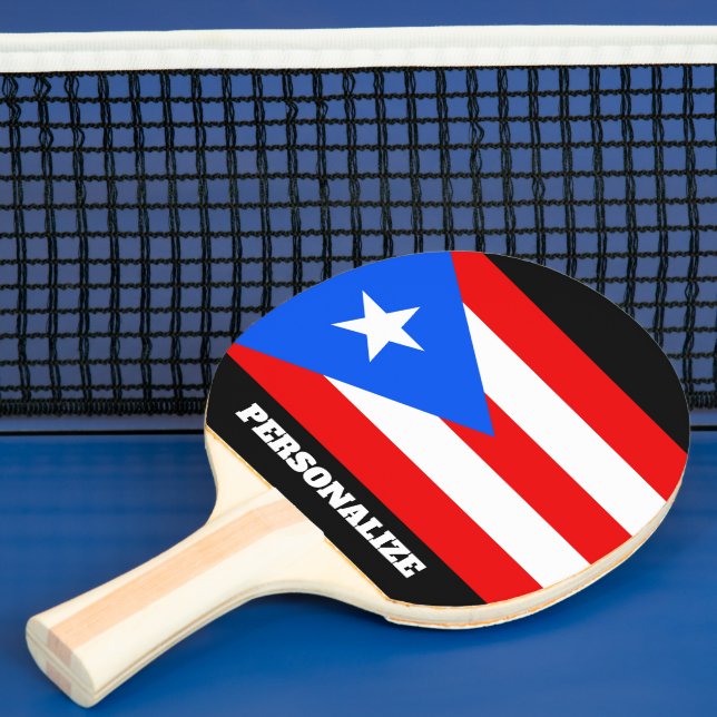 Raquette De Ping Pong Porto Rico drapeau ping-pong paddle (Insitu)