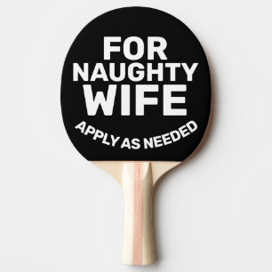 RAQUETTE DE PING PONG POUR FEMME DRÔLE