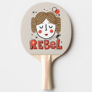 Raquette De Ping Pong Princess Leia Doodle