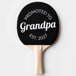 Raquette De Ping Pong Promu Grand-papa dès 2027 Nouveau Papa Je suis