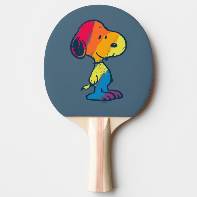 Raquette De Ping Pong Rainbow Snoopy (Devant)