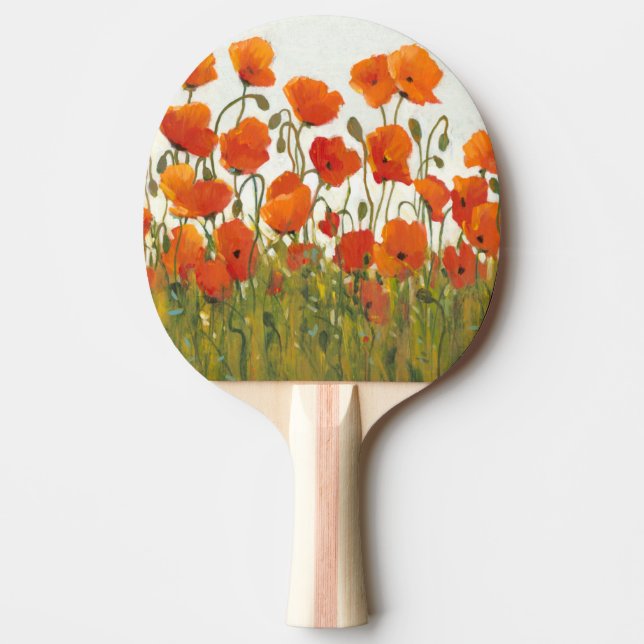 Raquette De Ping Pong Rangées de pavots I (Devant)