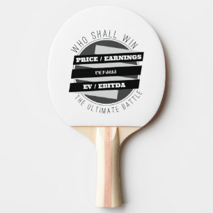 Raquette De Ping Pong Rapport P/E contre le rapport d'EV/EBITDA