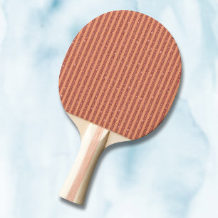 Raquette De Ping Pong Rayures verticales modernes de style pailleté oran