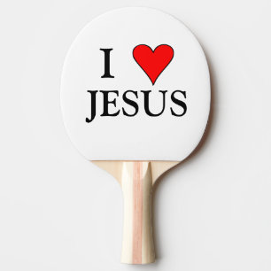 Raquette De Ping Pong Red I COEUR JESUS