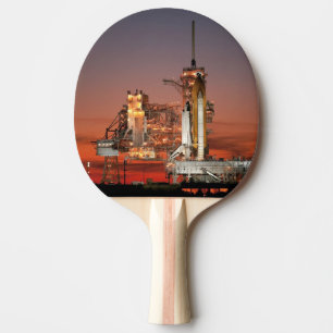 Raquette De Ping Pong Red Sky for Space Shuttle Atlantis Launch