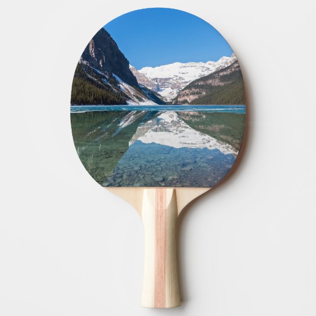 Raquette De Ping Pong Réflexion sur Lake Louise - Banff NP, Canada (Devant)