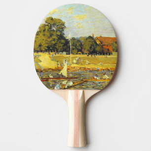 Raquette De Ping Pong Regatta at Hampton Court Alfred Sisley Poster