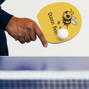 Raquette De Ping Pong Reine des abeilles avec un Swat doux