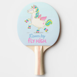 Raquette De Ping Pong Retour en caoutchouc rouge