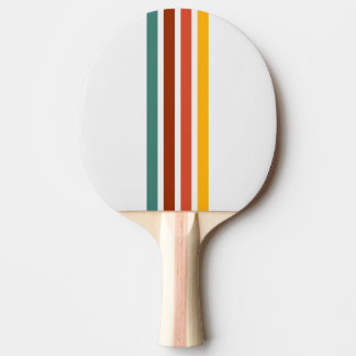Raquette De Ping Pong Retro Athletic Stripe Ping Pong Paddle