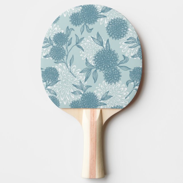 Raquette De Ping Pong Rétro motif floral 2 2 (Devant)