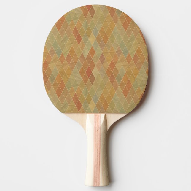 Raquette De Ping Pong Rétro motif géométrique 2 (Devant)
