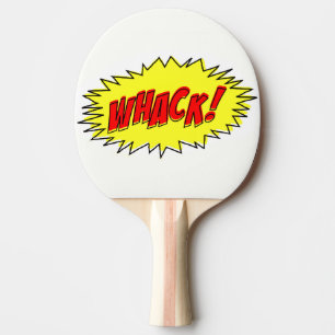 Raquette De Ping Pong Rétros comiques se battent se battent ! Palette d