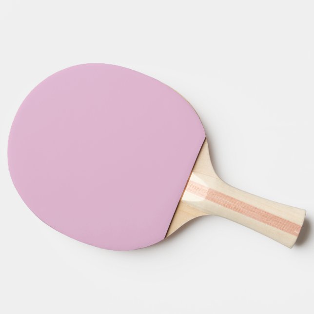 Raquette De Ping Pong Rose bonbon uni couleur solide (Dos Côté)
