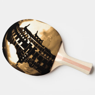 Raquette De Ping Pong Rose Gold Steampunk 