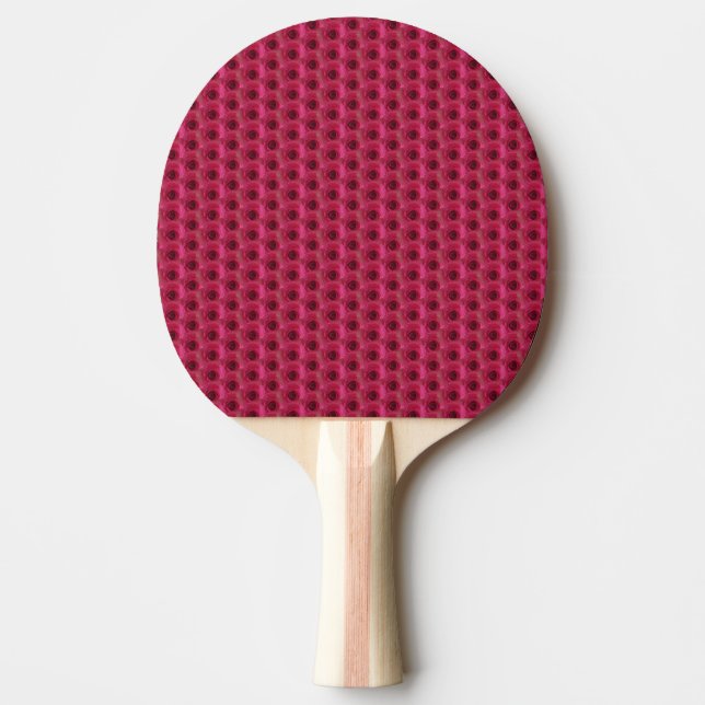Raquette De Ping Pong Roses magenta (Devant)
