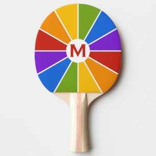 Raquette De Ping Pong Roue couleur / Rayons pagaie de ping personnalisée