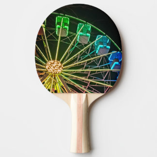Raquette De Ping Pong Roue Ferris verte et bleue