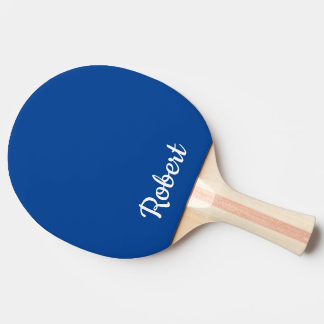 Raquette De Ping Pong Rouge Nom personnalisé Ping Pong Paddle (Côté)