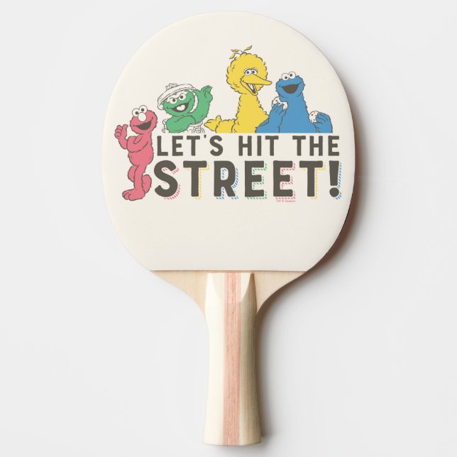 Raquette De Ping Pong Rue Sésame | Faisons un tour dans la rue ! (Devant)