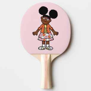 Raquette De Ping Pong Rue Sésame   Gabrielle Portrait